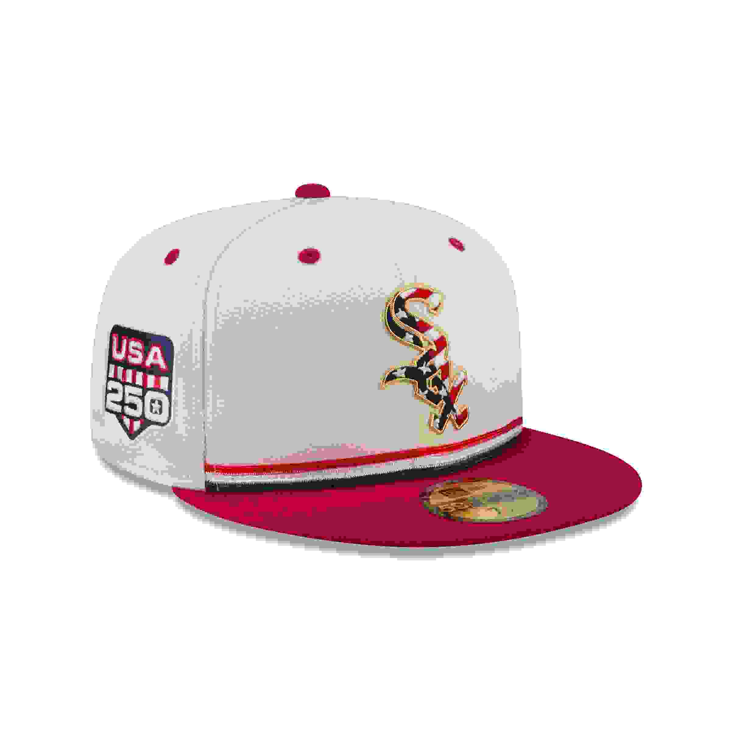 New Era Chicago White Sox 59FIFTY 4th of July Red Fitted Hat